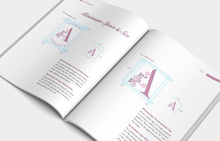 Intimate Aphrodite Manual Logo Spacing Page