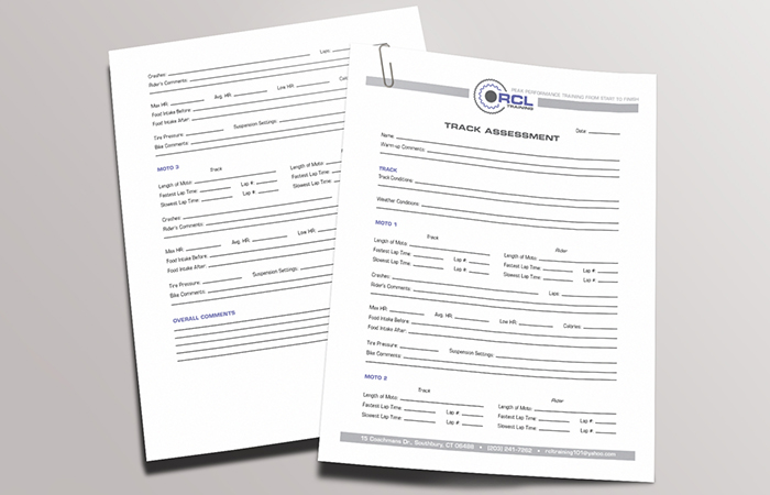RCL Training Track Assessment Form