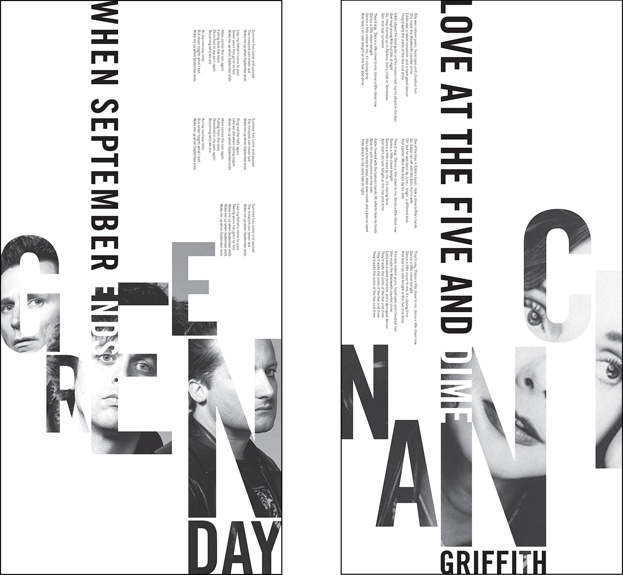 Green Day & Nancy Griffith Posters