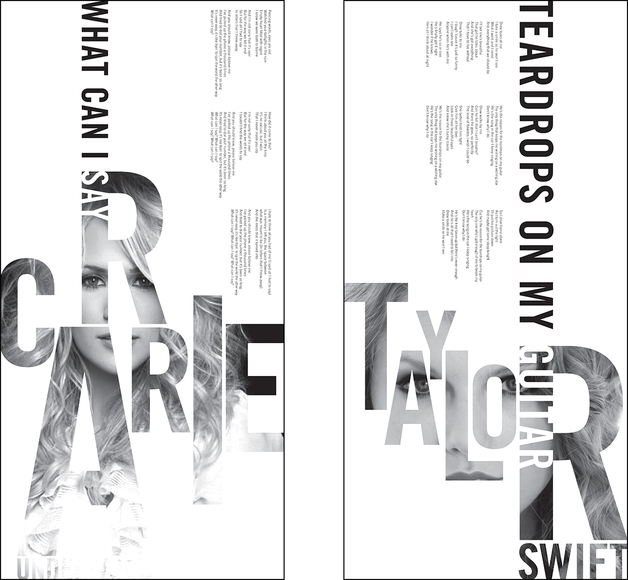 Carrie Underwood & Taylor Swift Posters